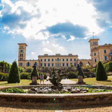Outside view of Osborne House in East Cowes