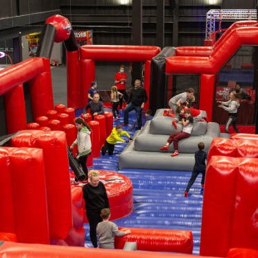 view of obstacle course