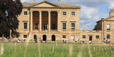 Outside view of Basildon Park house in Reading
