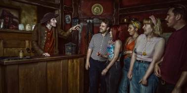York Dungeon guests enjoying The Golden Fleece part of the experience