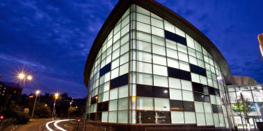 Outside view of Olympia Leisure Centre in Dundee