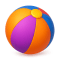 Beach ball decoration