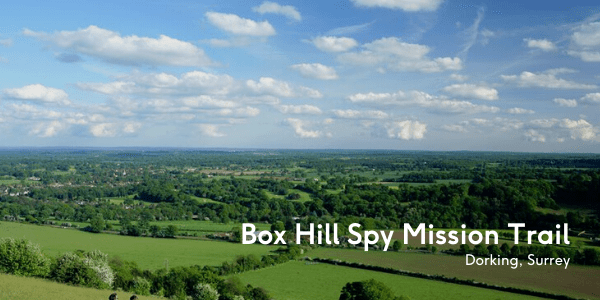The hills n Dorking in Surrey for the Box Hill Spy Mission Trail