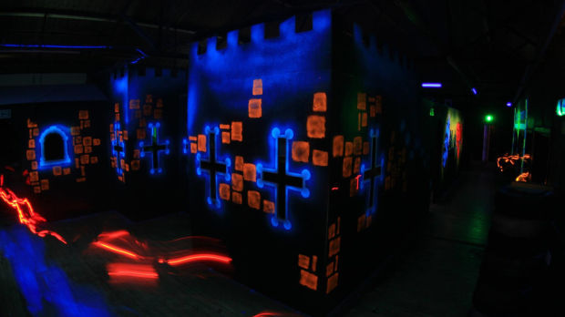 Laser room at LaserZone Huddersfield