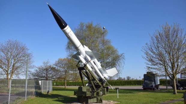 Rocket at The RAF Air Defence Radar Museum in Norwich