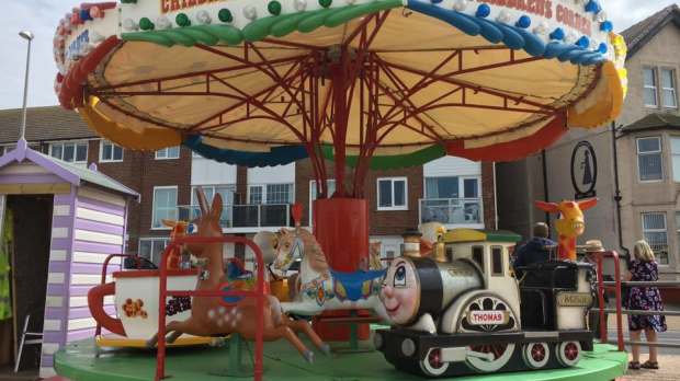 Merry Go Round at Childrens Corner Cleveleys