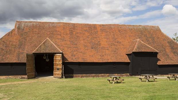 Outside view of Coggeshall Grange Barn