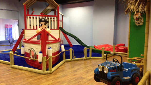 Playground ship at Kikiland in Maidstone