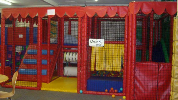 Indoor soft play frame at Fantastico Indoor Play Area in Kidderminster