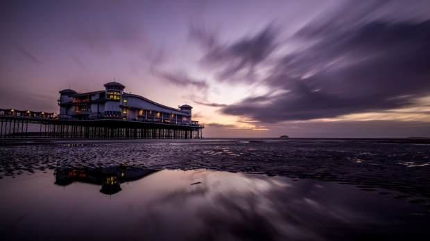 Grand Pier at Weston Super Mare Beach