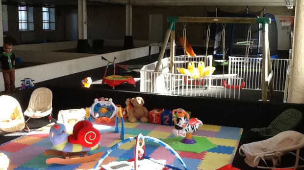 Toddler soft play area at The Mill Play Centre in Halifax