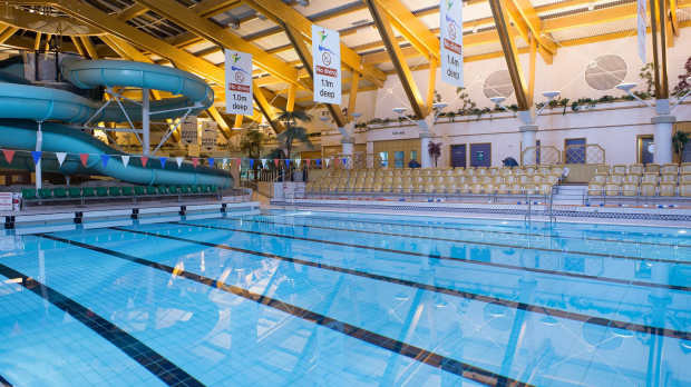 Swimming pool at Clickimin Leisure Complex Pools in Shetland Isles