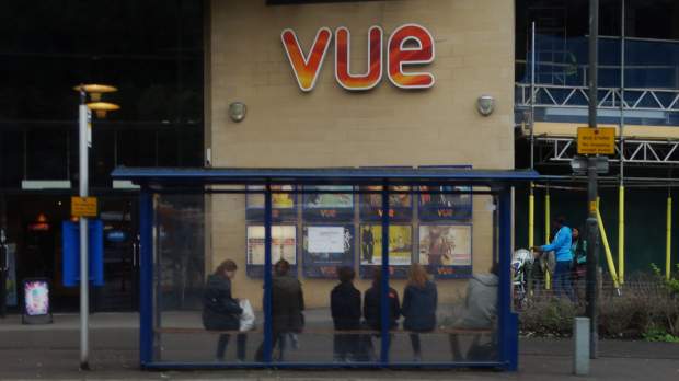 Outside view of Gloucester Apollo VUE cinema in Stroud