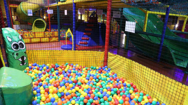Ball pit at Go Bananas Indoor Softplay Centre in Stroud