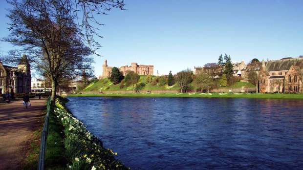 River Ness by Ness Islands Walk in Inverness