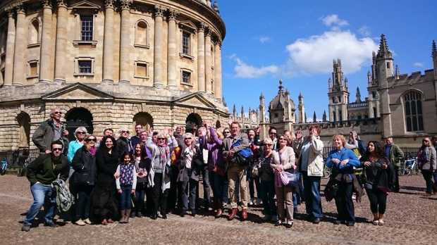 Visitors on Oxbridge Tours in Cambridge