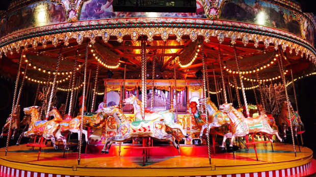 Merry go round at Thursford Collection in Fakenham
