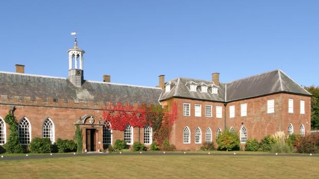 Outside view of Hartlebury Castle and Museum