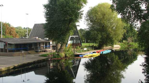 Boating lake at Leicester Outdoor Pursuits Centre