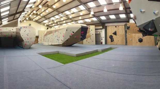 Climbing walls at Chimera Climbing Centre in Tunbridge Wells