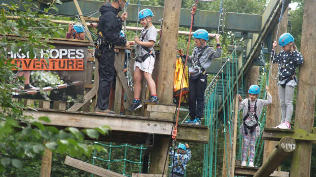 Kids at Challenge Academy