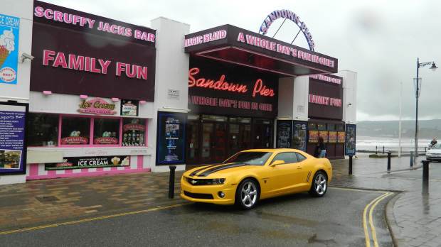 Outside view of Sandown Pier