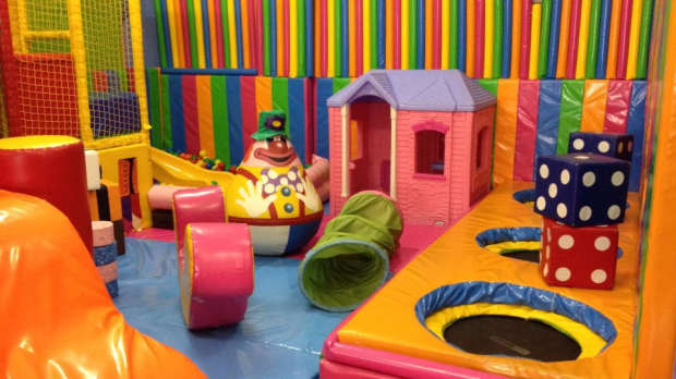 Toddler soft play area at Clown Around Indoor Play Centre in Edinburgh