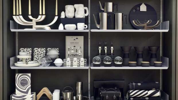 Designed shelf at Design Museum in Kensington