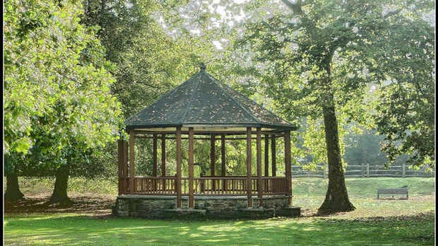 Outdoor band stand at Hotham Park in Bognor Regis