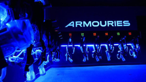 Laser tag equipment at Arena 7 in Letterkenny