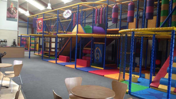 Indoor soft play frame at The Play Factory Louth