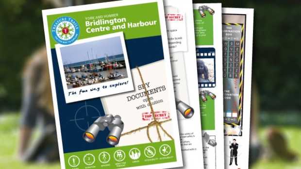Map and booklet for The Bridlington Spy Mission Trail