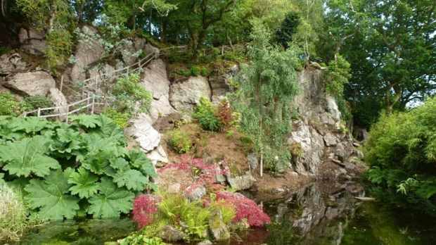 Landscape at Caol Ruadh Sculpture Park in Colintraive