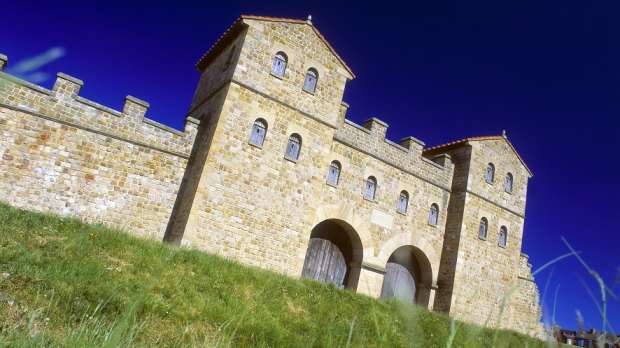 Entrance to Arbeia Roman Fort in South Shields