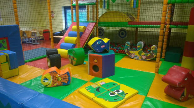 Toddler soft play area at Cheeky Monkeys Cwmbran