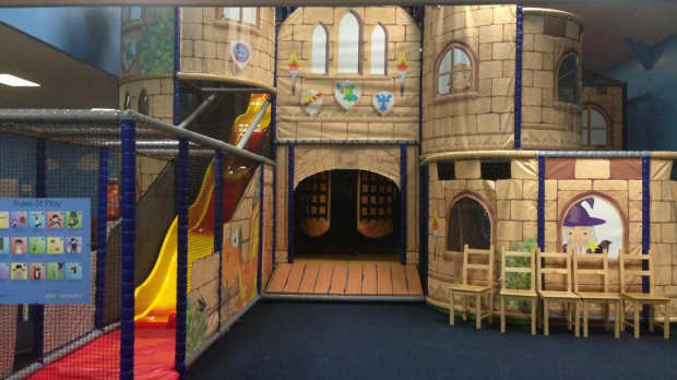 Soft play castle at Good Time Charlies in Crewe