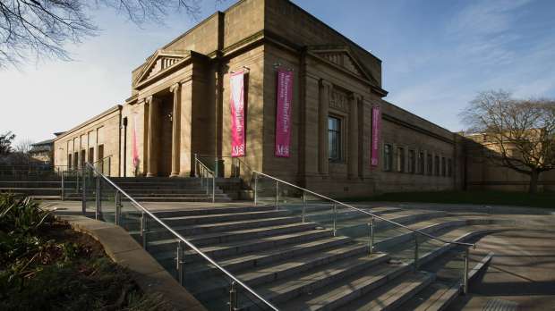 Outside view of Weston Park Museum in Sheffield