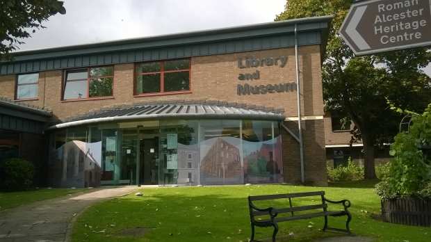 Entrance to Roman Alcester Heritage Centre