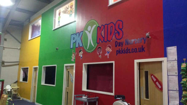 Wall art at Planet Kaos in Blackpool