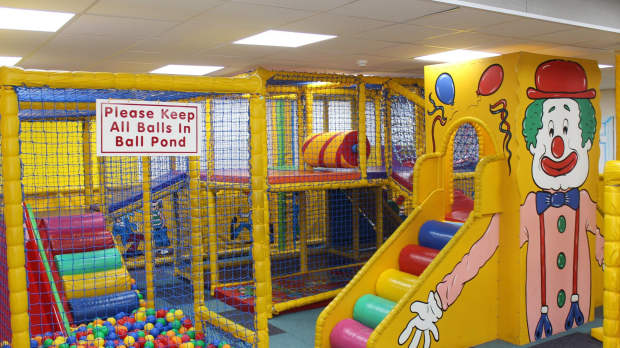 Toddler soft play frame at Funshack Seaham