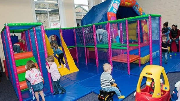 Kids playing at Chez-Play in Huddersfield