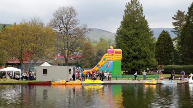 Fun day event at Station Park in Forfar