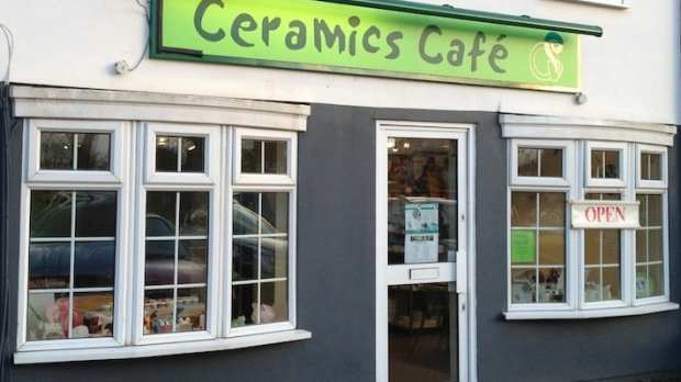 Outside view of Ceramic Cafe in Hersham