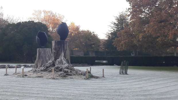 Sculpture at Pearse Museum and St Endas Park in Dublin
