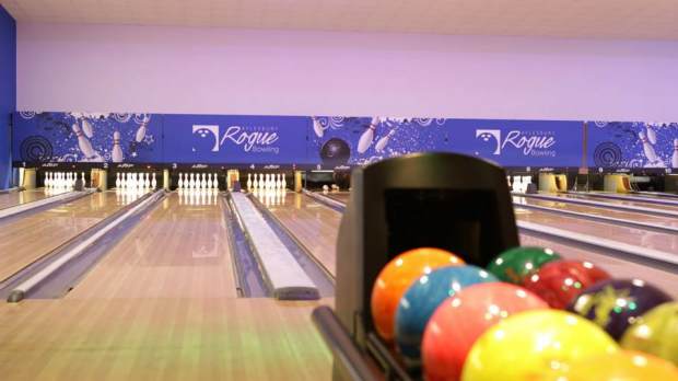 Bowling alleys at Rogue Bowling in Aylesbury