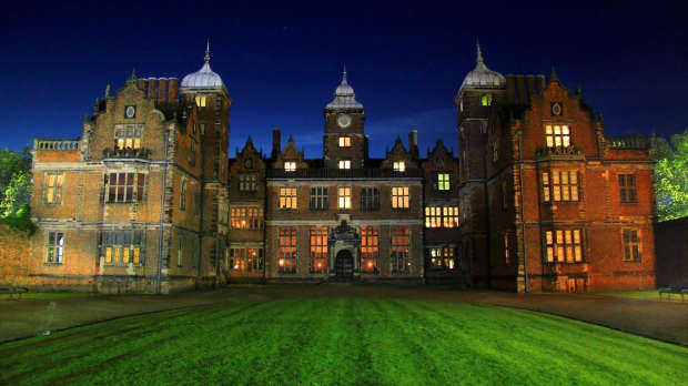 Outside view of Aston Hall in Birmingham