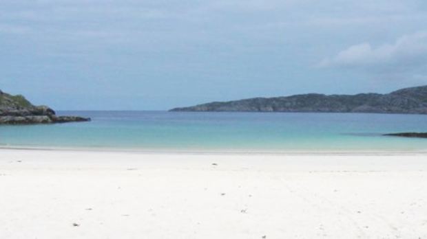 Clear day at Achmelvich Bay in Lochinver