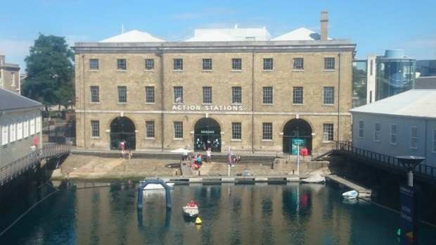 Outside view of Action Stations in Portsmouth