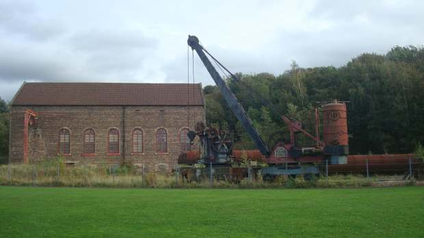 Machinery at Prestongrange Museum in Prestonpans