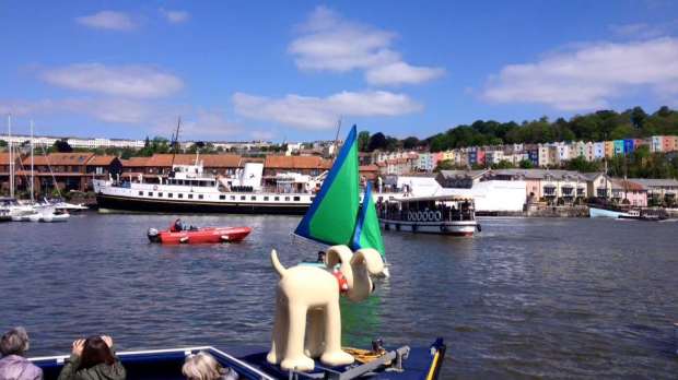 Passengers on Bristol Ferry Boat Co